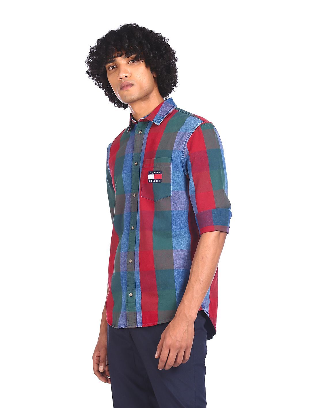 トップス Dhal No Silket check Regular Shirt Dhal 60/- No Silket Regular Shirt, Check – Keylime Tokyo