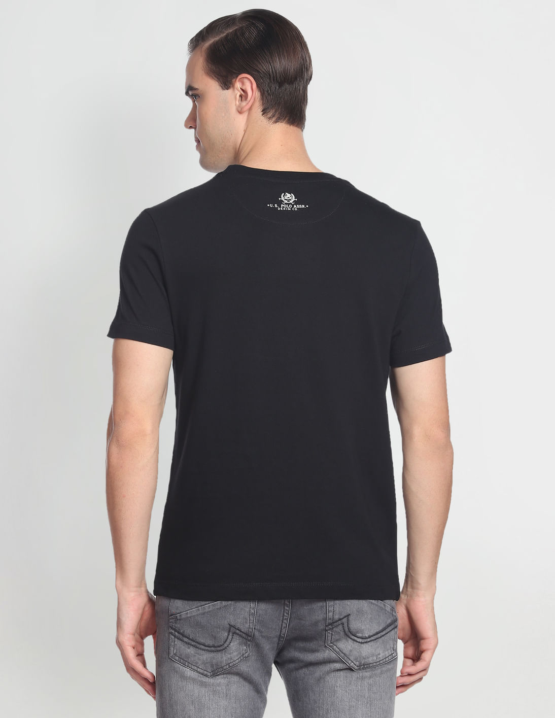 Buy U.S. Polo Assn. Denim Co. Brand Print Cotton T-Shirt