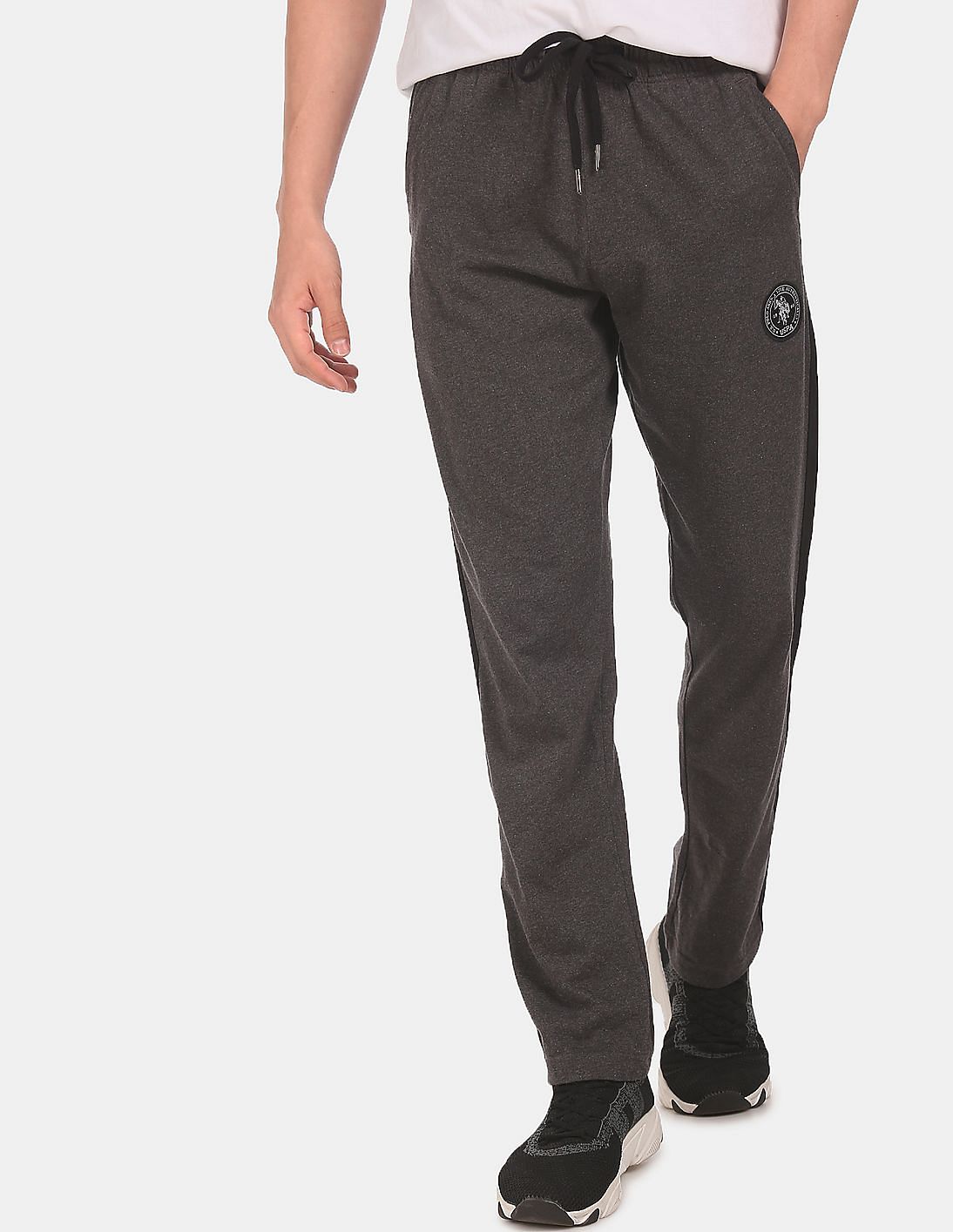 Buy USPA Innerwear Men Grey I669 Comfort Fit Solid Cotton Polyester ...