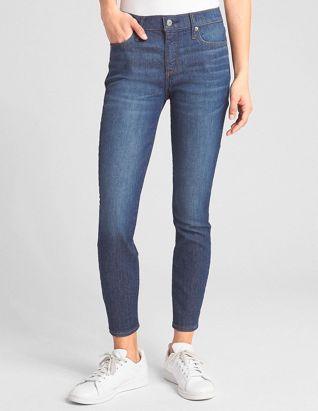 gap high rise true skinny ankle