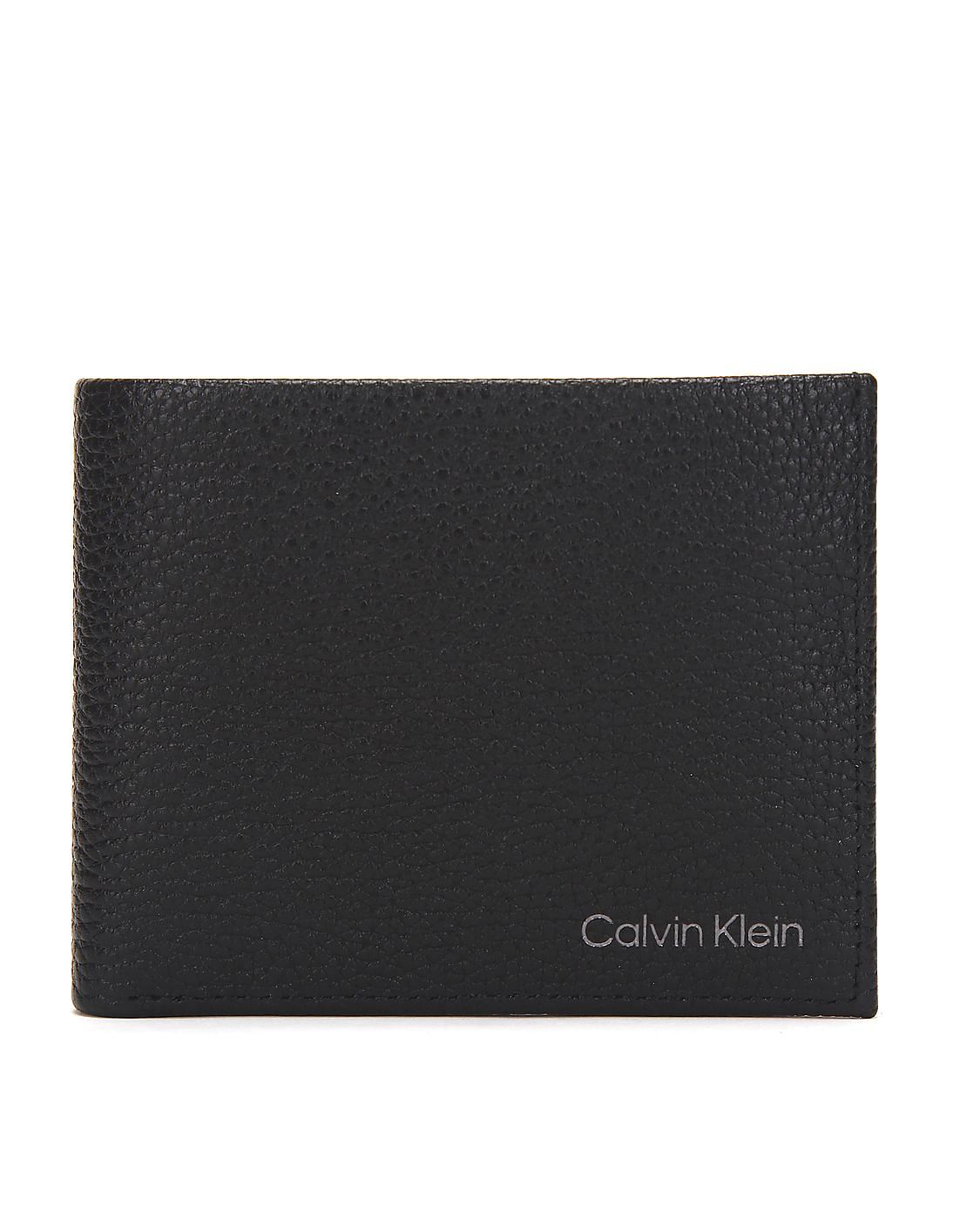 Buy Calvin Klein Black Logo Monogram Medium Bi-Fold Wallet for Men Online @  Tata CLiQ Luxury