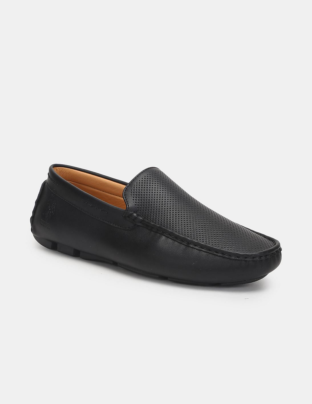 Buy U.S. Polo Assn. Square Toe Textured Marjan Loafers - NNNOW.com