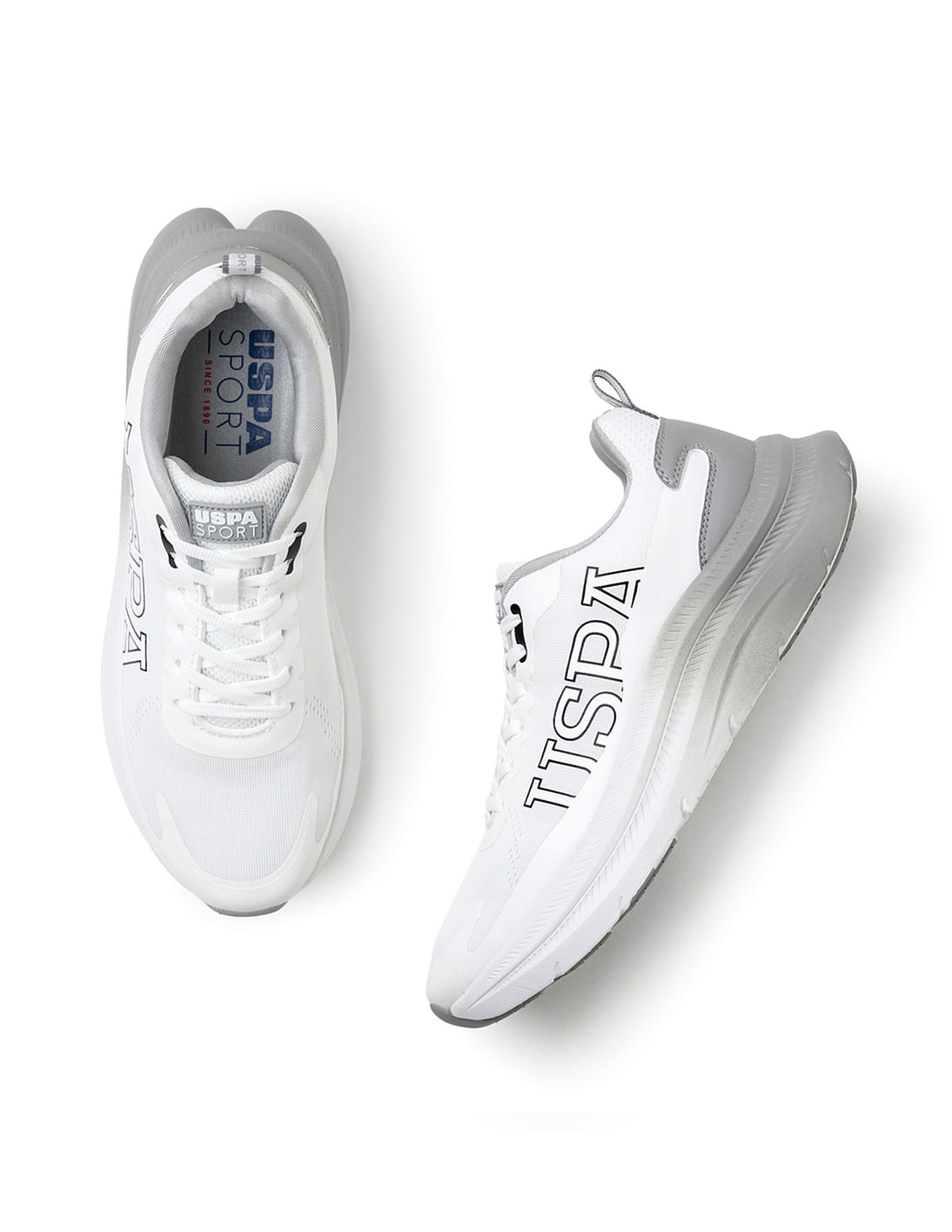 【アツシ】AKM S/S LINE POLO White KAMO Buy U.S. Polo Assn. Men Cayman White Uspa Sport Sneakers