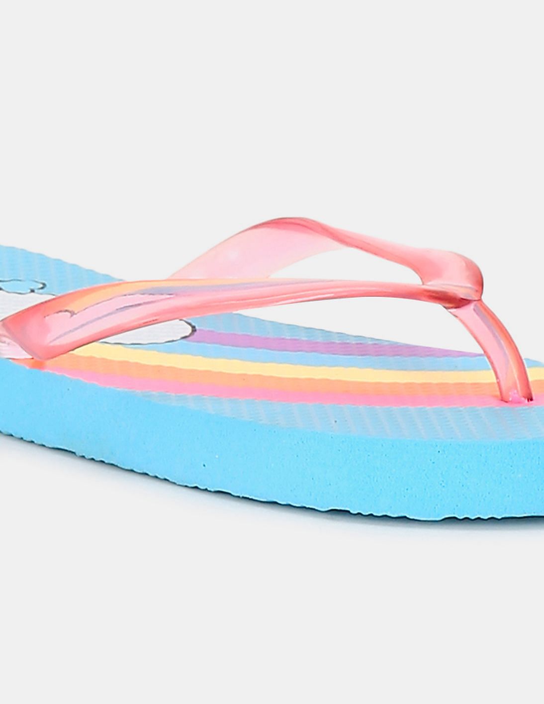 Girls rainbow flip flops new arrivals