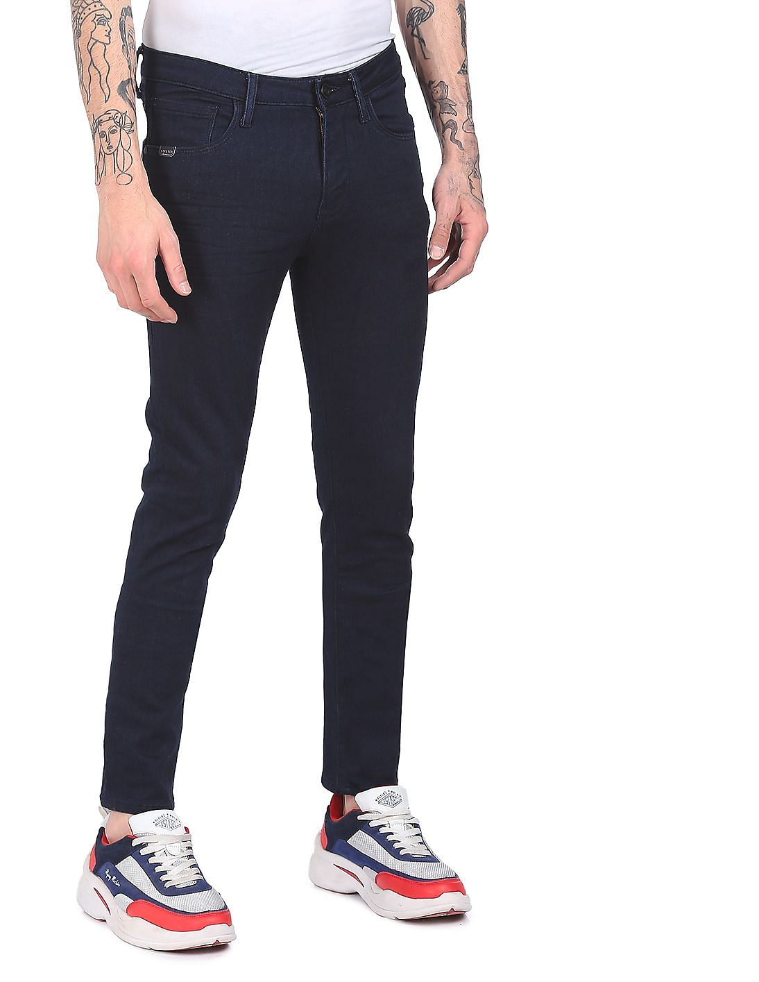 Men's Skinny Fit Jeans - Goodfellow & Co™ Dark Blue Denim 28x30 : Target-lmd.edu.vn