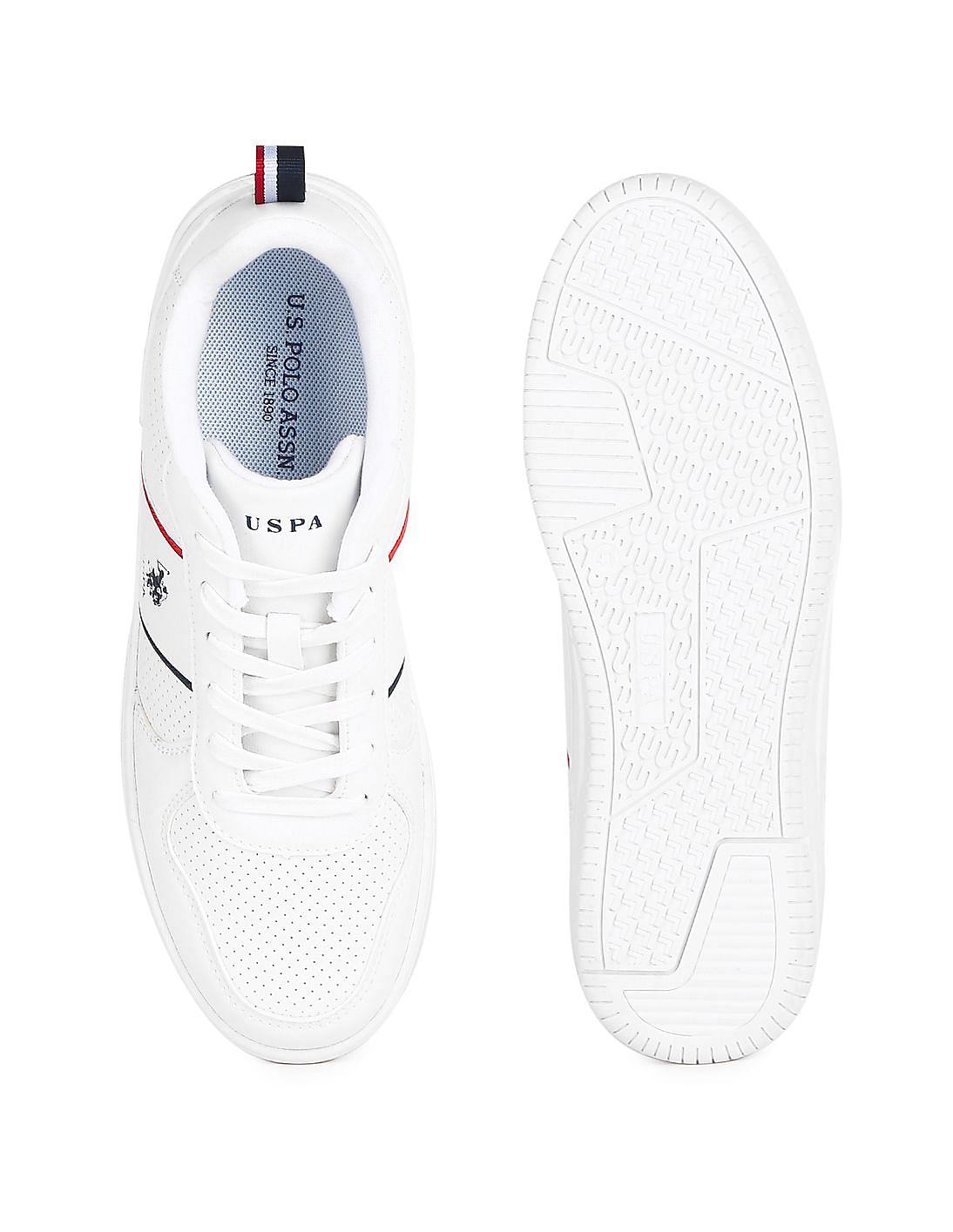 Buy . Polo Assn. Perforated Lace Up Reggie Sneakers 