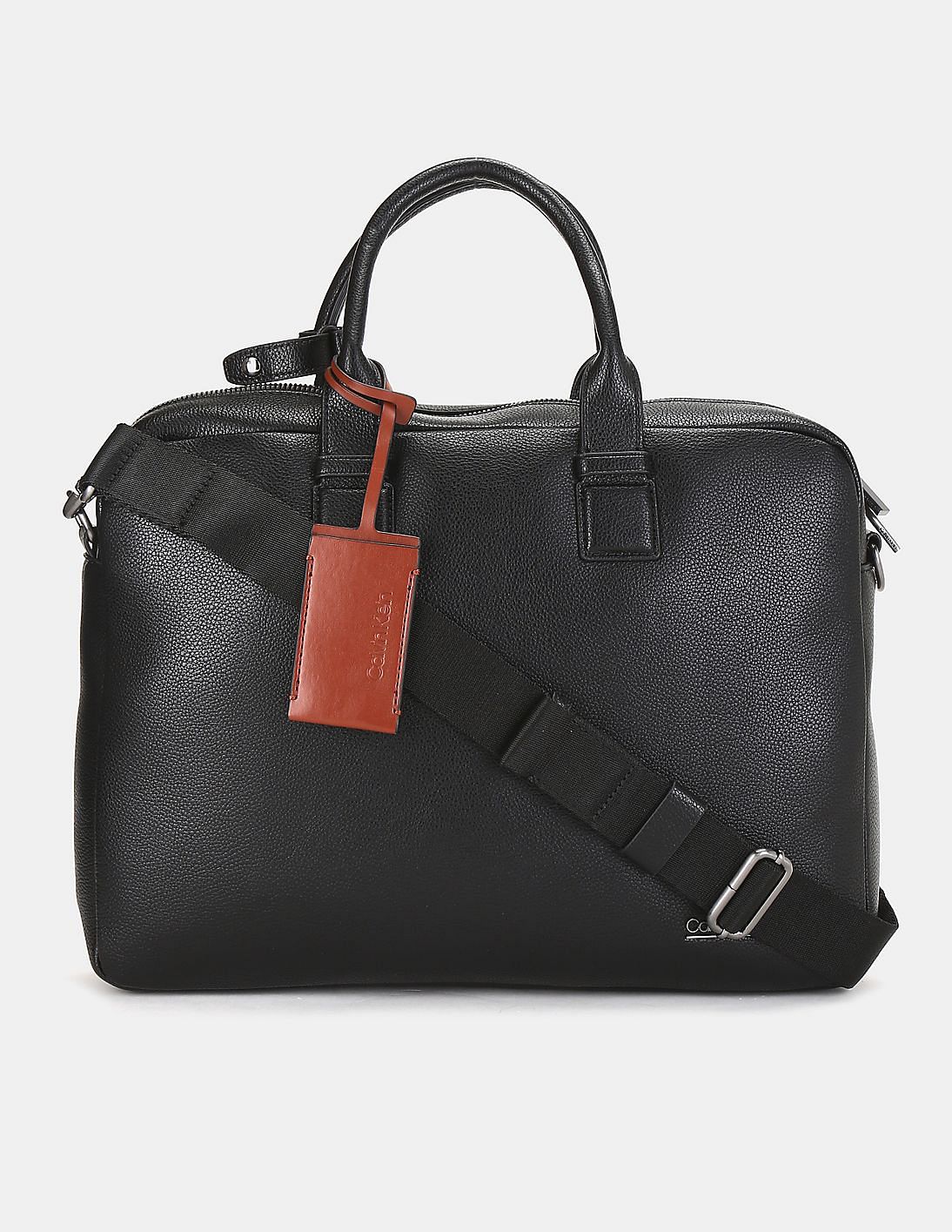 calvin klein men's laptop bag