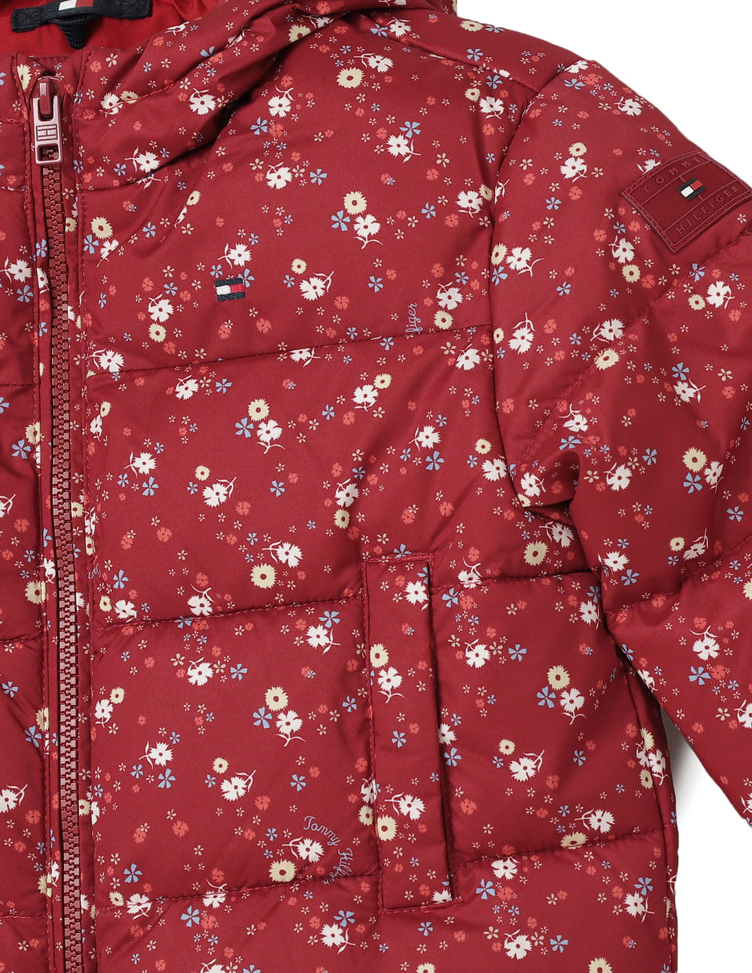 Buy Tommy Hilfiger Kids Girls Floral Print Jacket