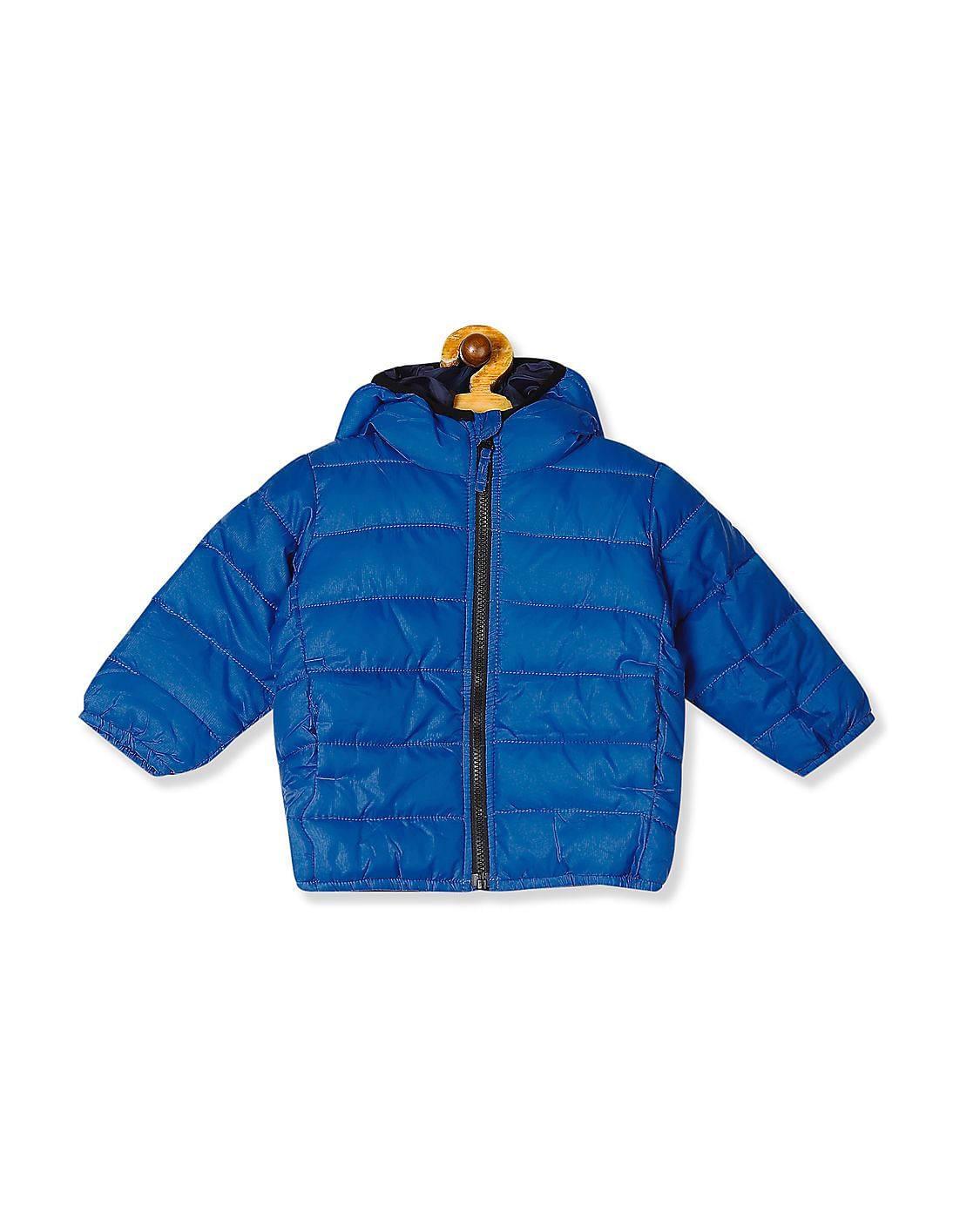 Buy The Children's Place Baby Baby Blue Solid Puffer Jacket - NNNOW.com