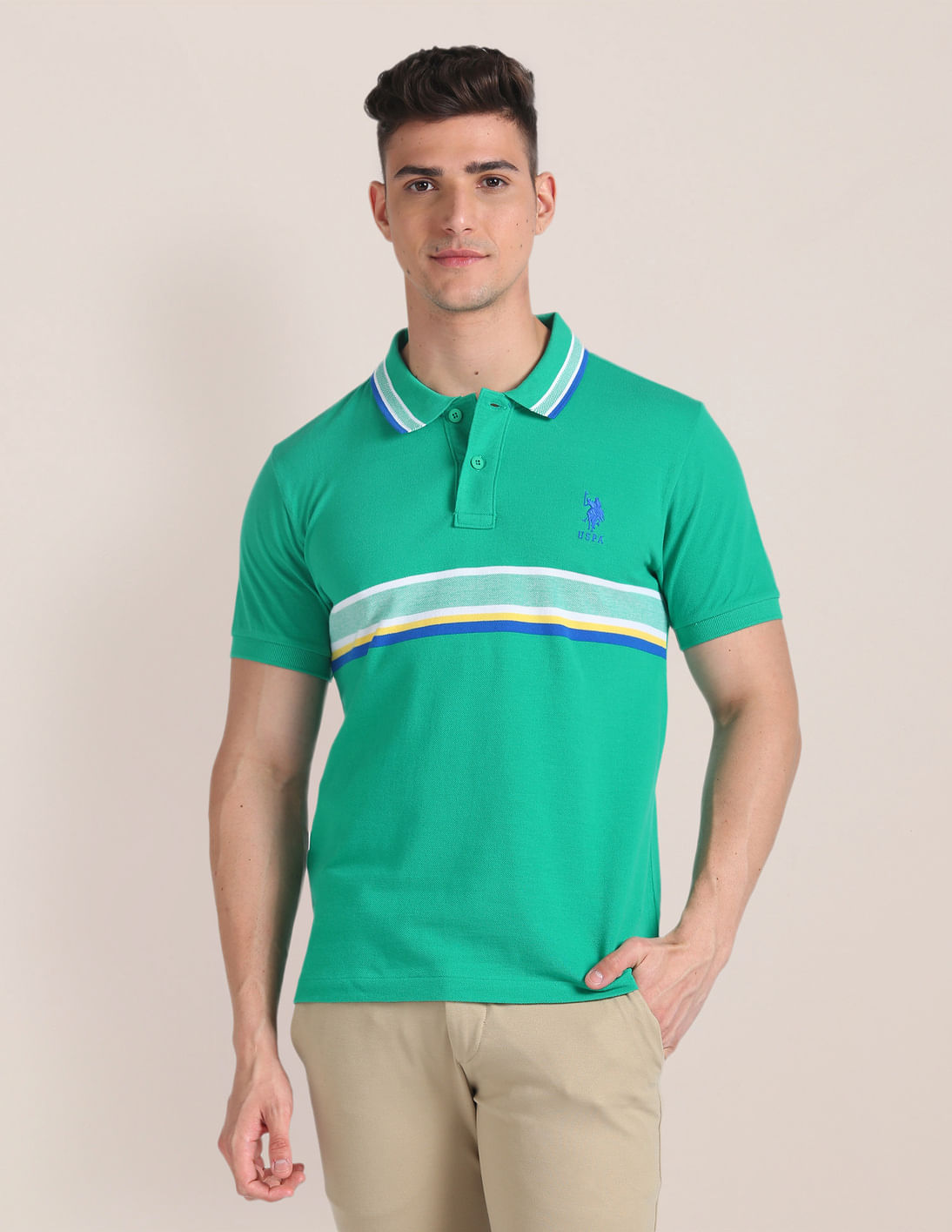 SSK　NYC polo Polo Ralph Lauren 20/1 Polo Shirt x Yankees in Blue | SVD Kuwait