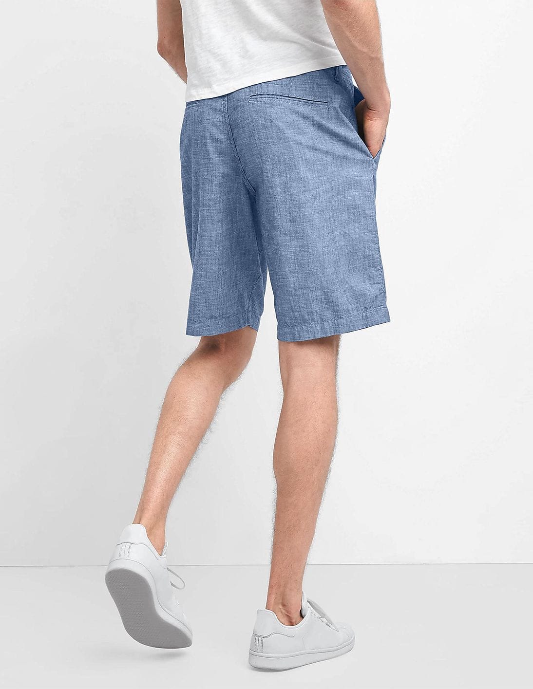 Buy GAP Men Men Blue Chambray Denim Shorts - NNNOW.com