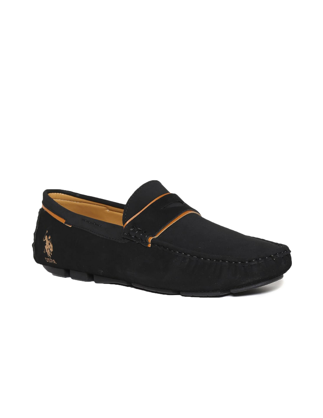 Buy U.S. Polo Assn. Men Round Toe Textured Mirano 3.0 Loafers - NNNOW.com