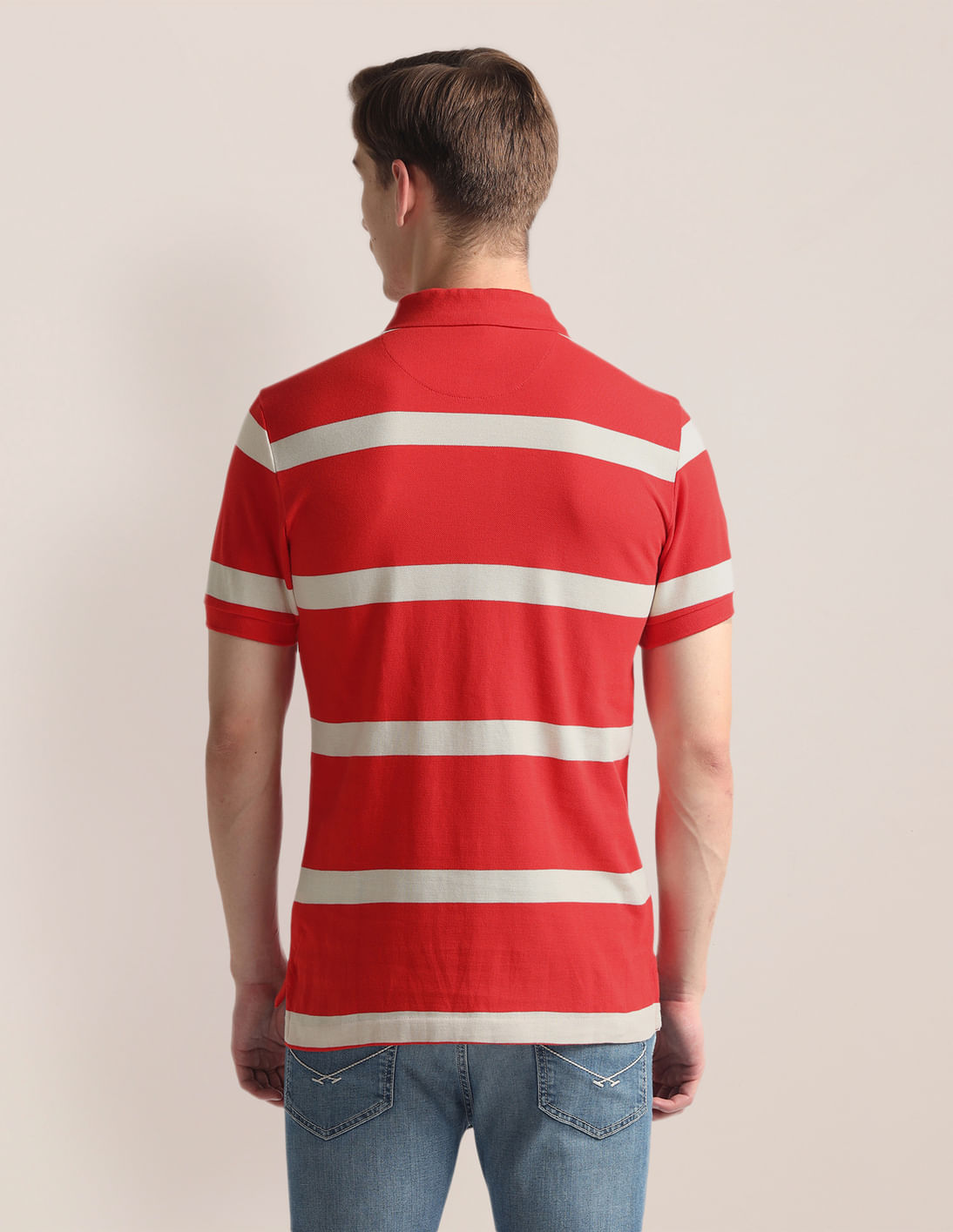 Buy U.S. Polo Assn. Horizontal Stripe Slim Polo Shirt - NNNOW.com
