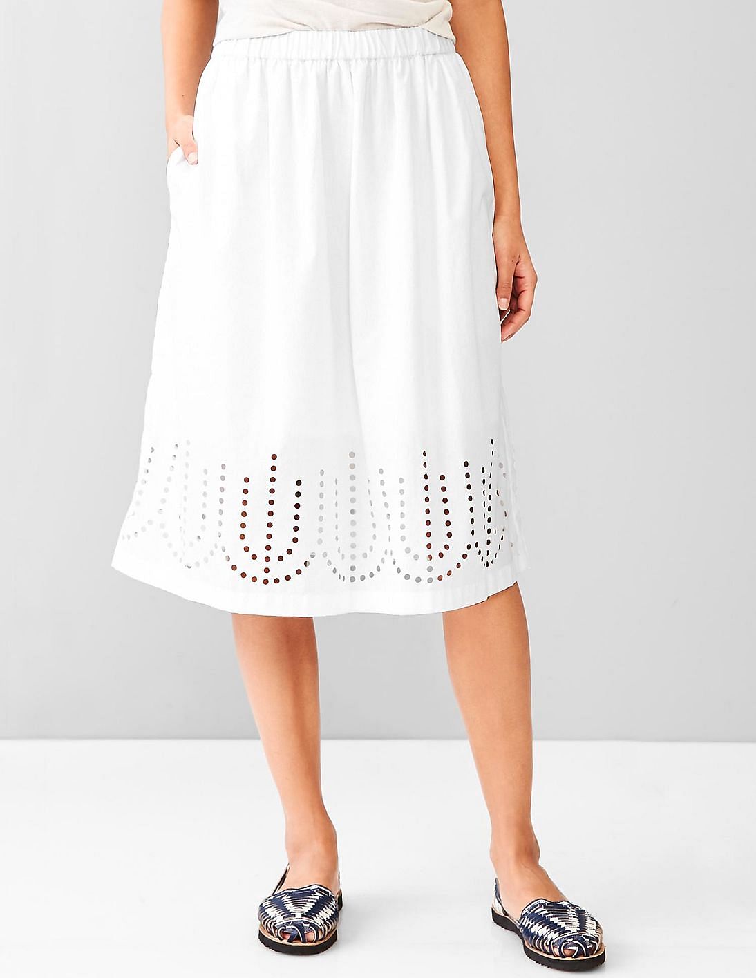 midi skirt gap
