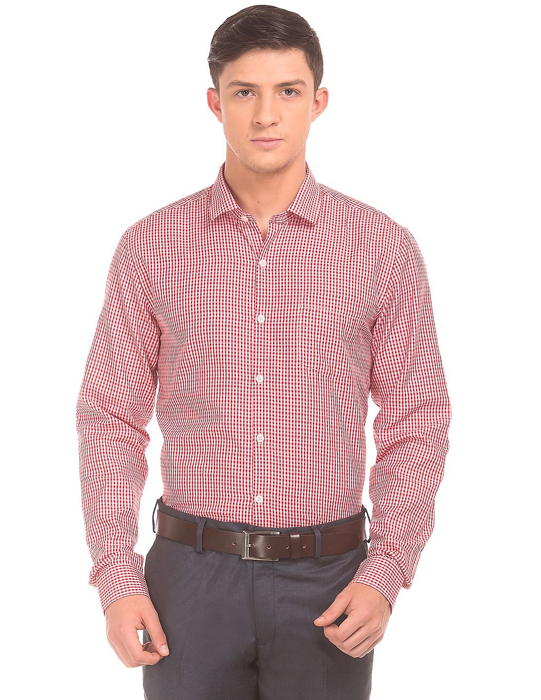 Buy Excalibur Classic Fit Check Shirt - NNNOW.com