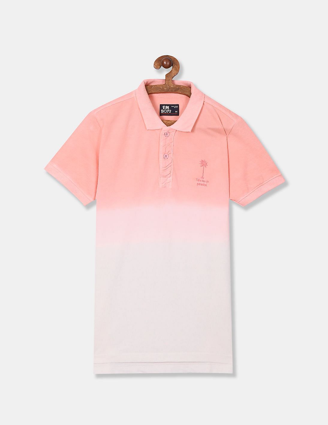 ombre polo shirt