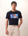 U.S. Polo Assn. Denim Co. Brand Printed Pure Cotton T-Shirt