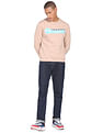 Flying Machine Crew Neck Typographic Print Sweatshirt
