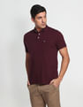 Arrow Sports Compact Cotton Solid Polo Shirt