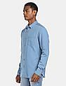 Flying Machine Spread Collar Denim Shirt