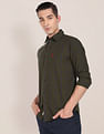 U.S. Polo Assn. Windowpane Check Premium Cotton Casual Shirt
