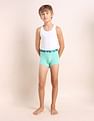 USPA Innerwear Boys Mid Rise Cotton Spandex Trunks - Pack Of 5