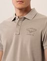 U.S. Polo Assn. Denim Co. Brand Printed Muscle Fit Polo Shirt