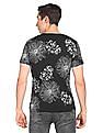 Flying Machine Crew Neck Floral Print T-Shirt