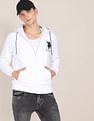 U.S. Polo Assn. Drawstring Hood Solid Sweatshirt