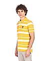 U.S. Polo Assn. Men Yellow Striped Polo Shirt