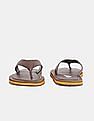 U.S. Polo Assn. V-Strap Brand Print Aldan Flip Flops