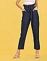 Flying Machine Women High Rise Boyfriend Fit Rinsed Jeans