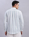 Tommy Hilfiger Striped Regular Fit Plain Woven Shirt
