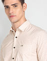 U.S. Polo Assn. Denim Co. Rounded Cuff Printed Casual Shirt