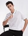 Calvin Klein Jeans Regular-Fit Solid Cotton Polo Shirt