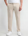 Arrow Sport Slim Fit Flat Front Trousers