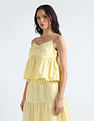 Tommy Hilfiger Poplin Back Tie Solid Top