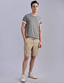 Tommy Hilfiger Relaxed Fit Solid Mid Rise Shorts