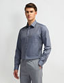 Arrow Geometric Manhattan Slim Fit Shirt