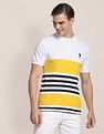 U.S. Polo Assn. Horizontal Stripe Cotton Polo Shirt