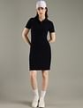Tommy Hilfiger Cotton Polo Collar T-Shirt Dress