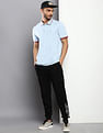 Calvin Klein Contrast Striped Cotton Polo Shirt