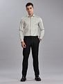 Tommy Hilfiger Striped Regular Fit Plain Woven Shirt