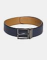 U.S. Polo Assn. Navy And Tan Textured Reversible Belt