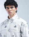 Flying Machine Floral Printed Color Of Home Shirt