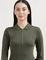 Tommy Hilfiger Mango Zip Slim Fit Polo Shirt