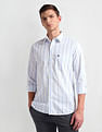 Arrow Sports Vertical Stripe Slim Fit Shirt