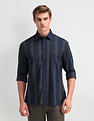 Arrow Sport Liberty Classic Fit Vertical Striped Shirt