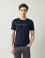 Arrow Newyork Brand Printed Night Is Young T-Shirt