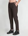 Flying Machine Twill Geometric Print Trousers